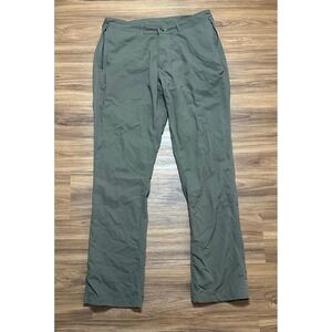 Clothing Arts Mens P Cubed Pick Pocket Proof Nylon Pants Grey/Green Sz 34x34